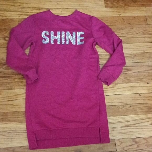 Wonder Nation Pink and Silver Shine Sweatshirt - Picture 1 of 3